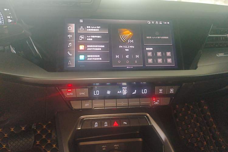 Used Audi A3 2021 Sportback 35 TFSI Stylish and Elegant Model Audio And AC Panel