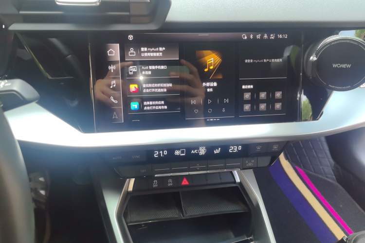 Used Audi A3 2021 Sportback 35 TFSI Advanced Sport Edition Audio And AC Panel