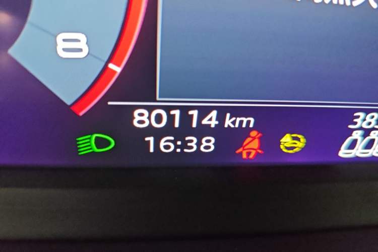 Used Audi A3 2021 Sportback 35 TFSI Advanced Sport Edition Odometer Close Up