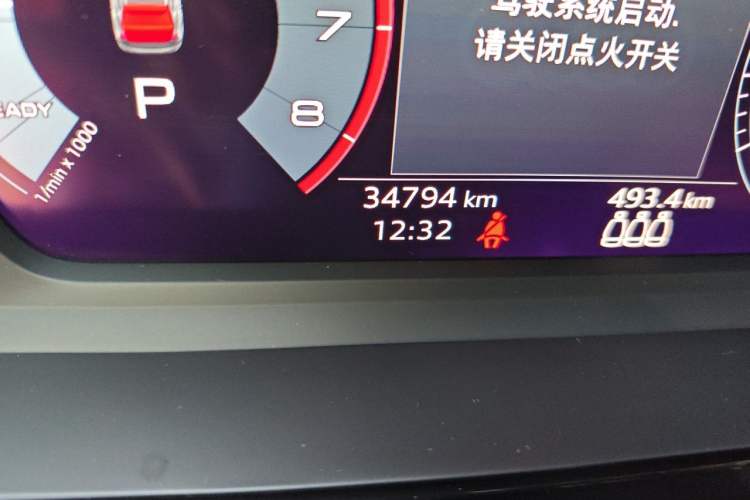 Used Audi A3 2021 Sportback 35 TFSI Advanced Sport Edition Odometer Close Up