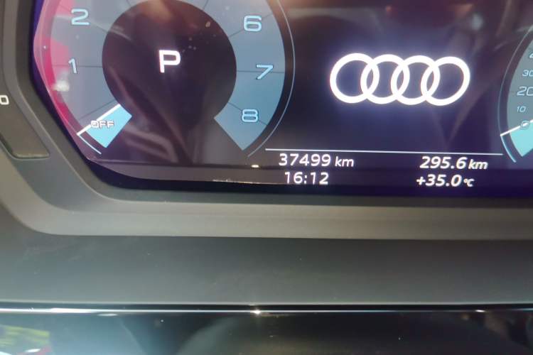 Used Audi A3 2021 Sportback 35 TFSI Advanced Sport Edition Odometer Close Up