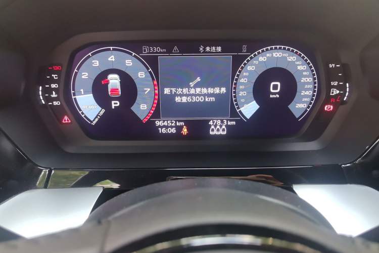 Used Audi A3 2021 Sportback 35 TFSI Advanced Sport Edition Odometer Close Up