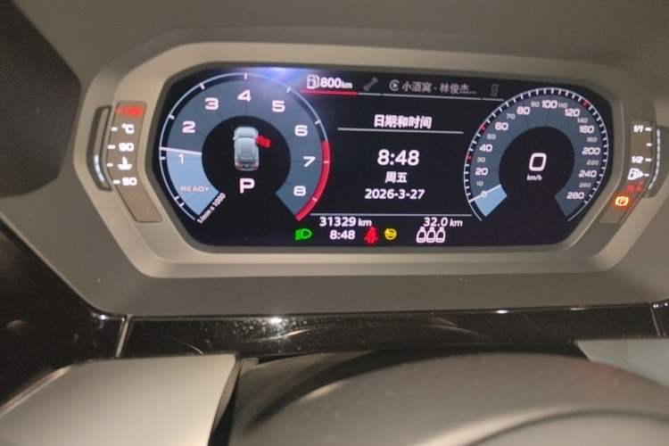 Used Audi A3 2021 Sportback 35 TFSI Advanced Sport Edition Odometer Close Up