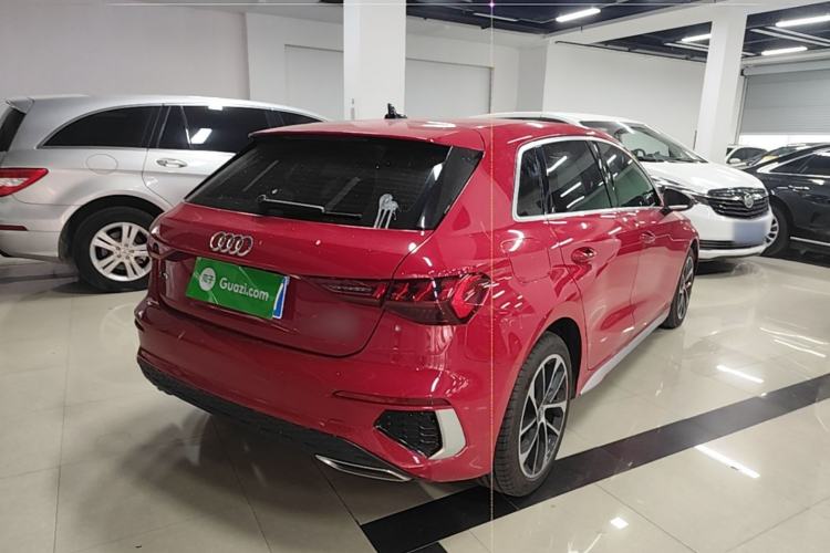 Used Audi A3 2021 Sportback 35 TFSI Advanced Sport Edition Rear Right 45 Deg