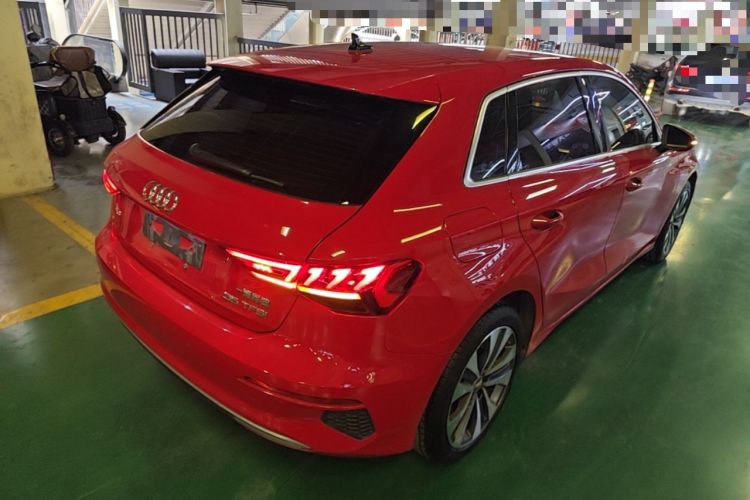 Used Audi A3 2021 Sportback 35 TFSI Ambition Style Edition Rear Right 45 Deg