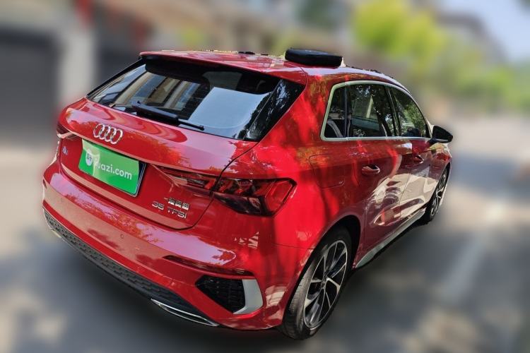 Used Audi A3 2021 Sportback 35 TFSI Advanced Sport Edition Rear Right 45 Deg