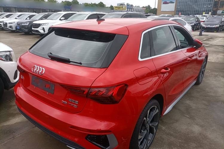 Used Audi A3 2021 Sportback 35 TFSI Luxury Sports Model Rear Right 45 Deg