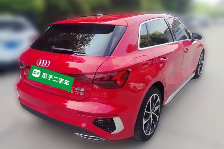 Used Audi A3 2021 Sportback 35 TFSI Advanced Sport Edition Rear Right 45 Deg