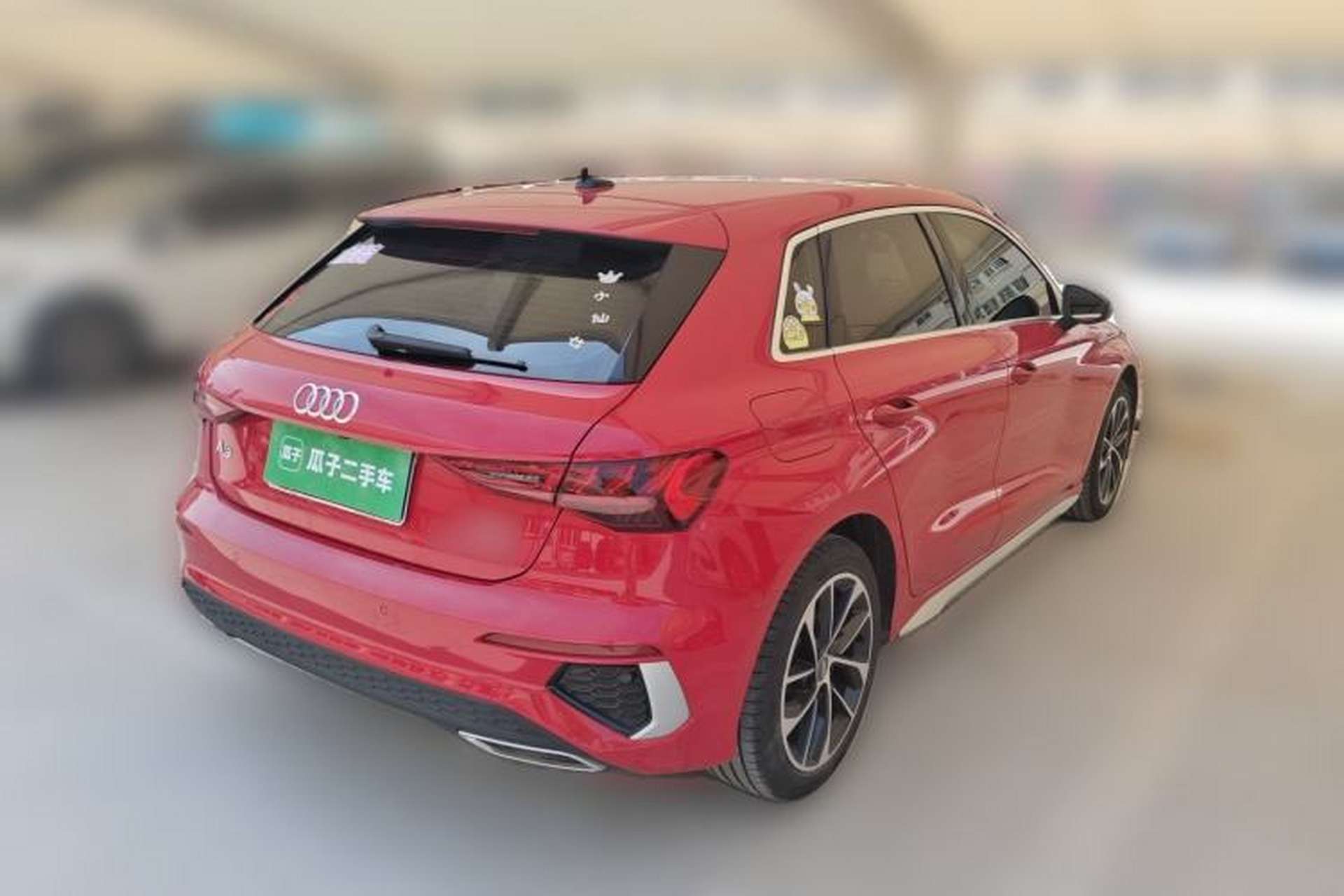 Used Audi A3 2021 Sportback 35 TFSI Advanced Sport Edition Rear Right 45 Deg
