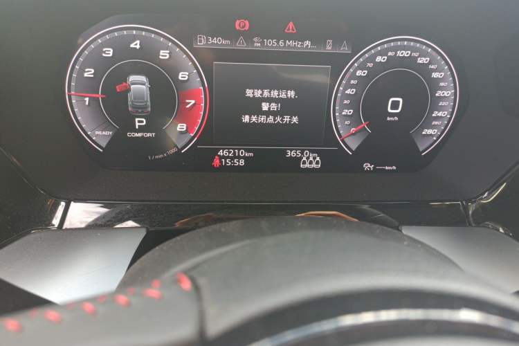 Used Audi A3 2021 Sportback 35 TFSI Luxury Sports Model Odometer Close Up