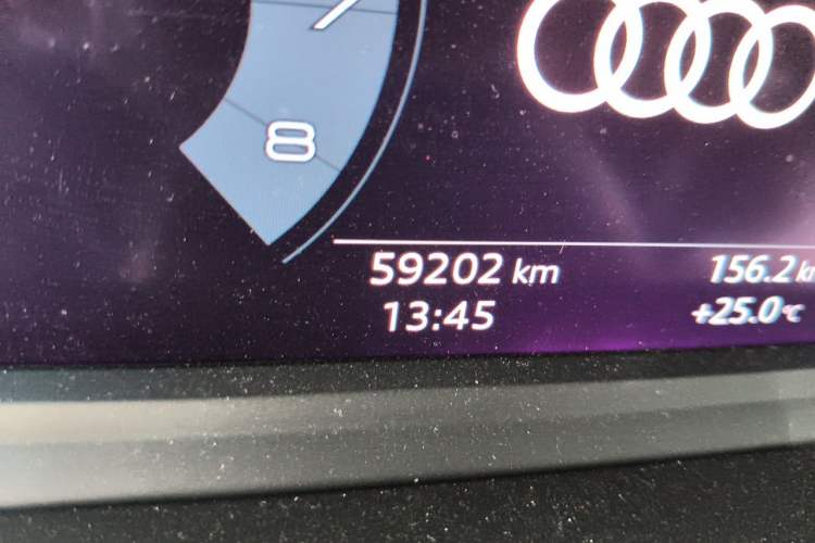 Used Audi A3 2021 Sportback 35 TFSI Advanced Sport Edition Odometer Close Up
