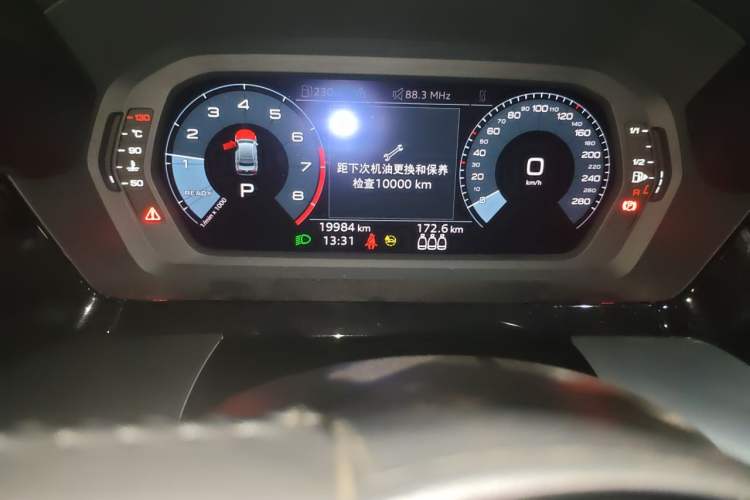 Used Audi A3 2021 A3L Limousine 35 TFSI Progressive Sport Edition Odometer Close Up