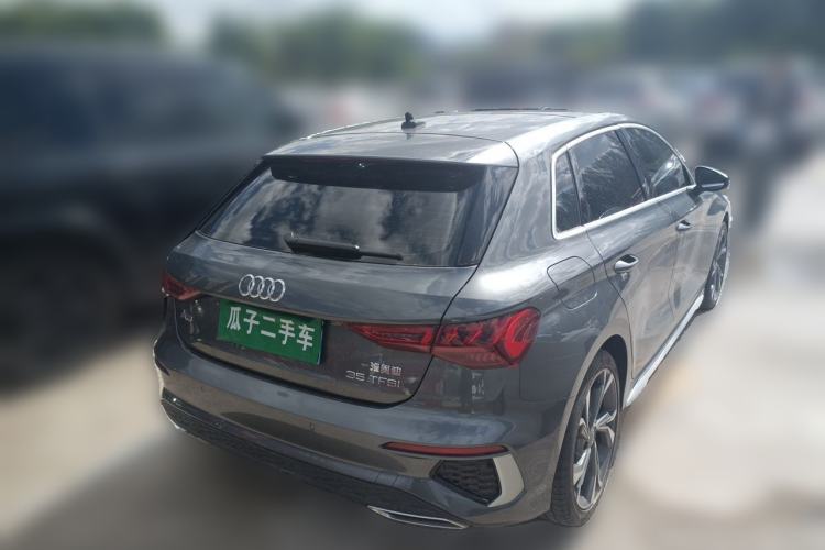 Used Audi A3 2021 Sportback 35 TFSI Luxury Sports Model Rear Right 45 Deg