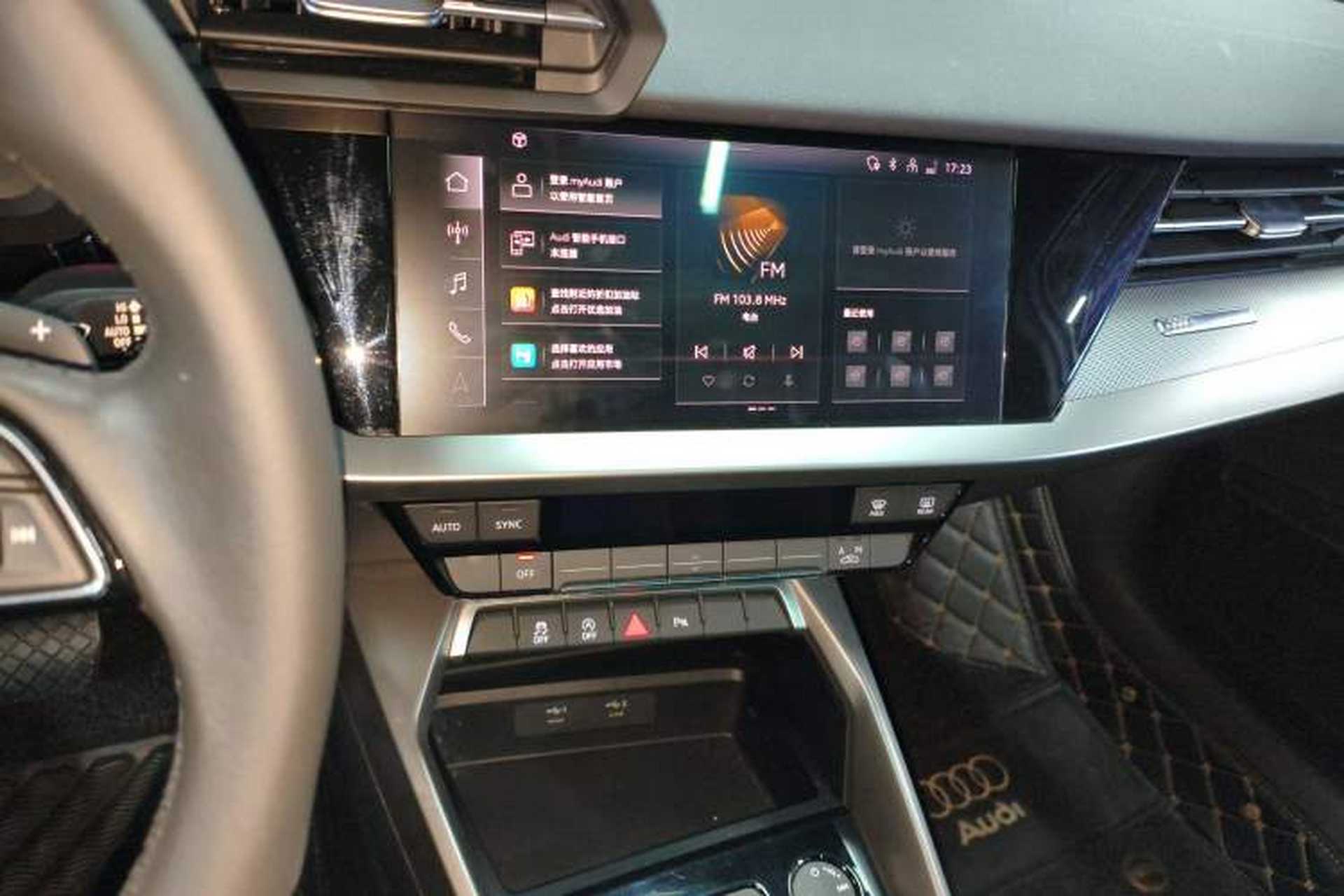 Used Audi A3 2021 A3L Limousine 35 TFSI Fashionable and Elegant Model Audio And AC Panel