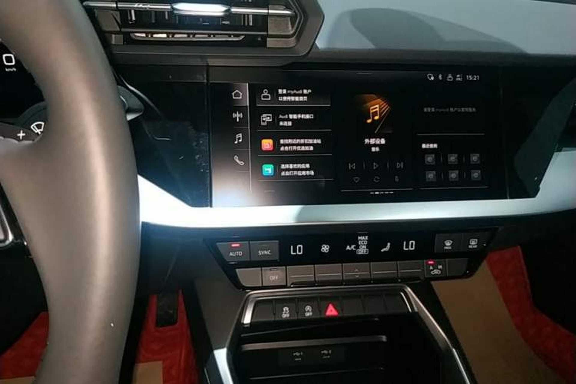 Used Audi A3 2021 A3L Limousine 35 TFSI Progressive Sport Edition Audio And AC Panel