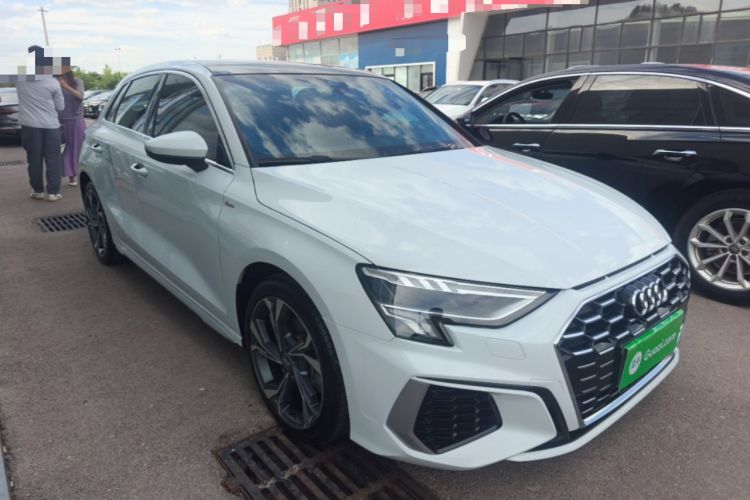 Used Audi A3 2021 Sportback 35 TFSI Luxury Sports Model Front Right 45 Deg