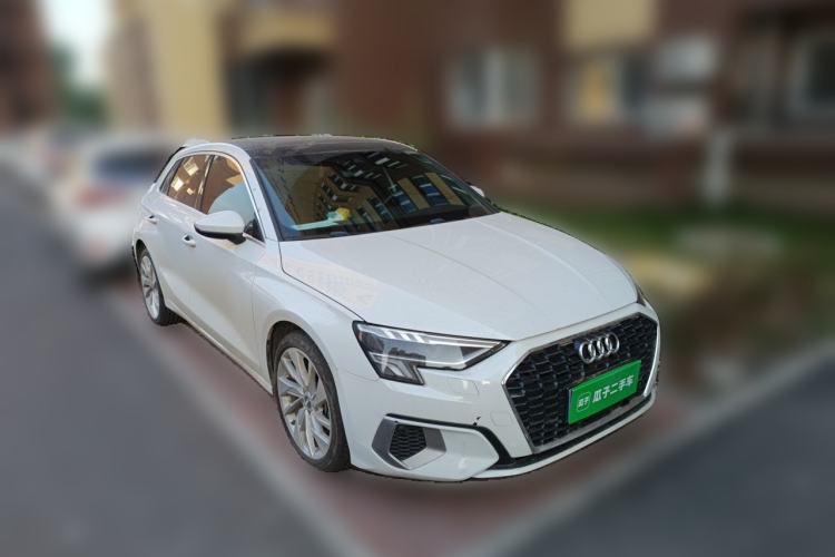 Used Audi A3 2021 Sportback 35 TFSI Luxury Prestige Edition Front Right 45 Deg