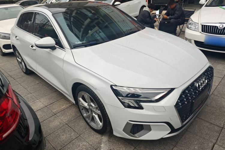 Used Audi A3 2021 Sportback 35 TFSI Stylish and Elegant Model Front Right 45 Deg