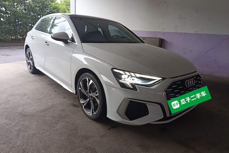 Used Audi A3 2021 Sportback 35 TFSI Luxury Sports Model Front Right 45 Deg