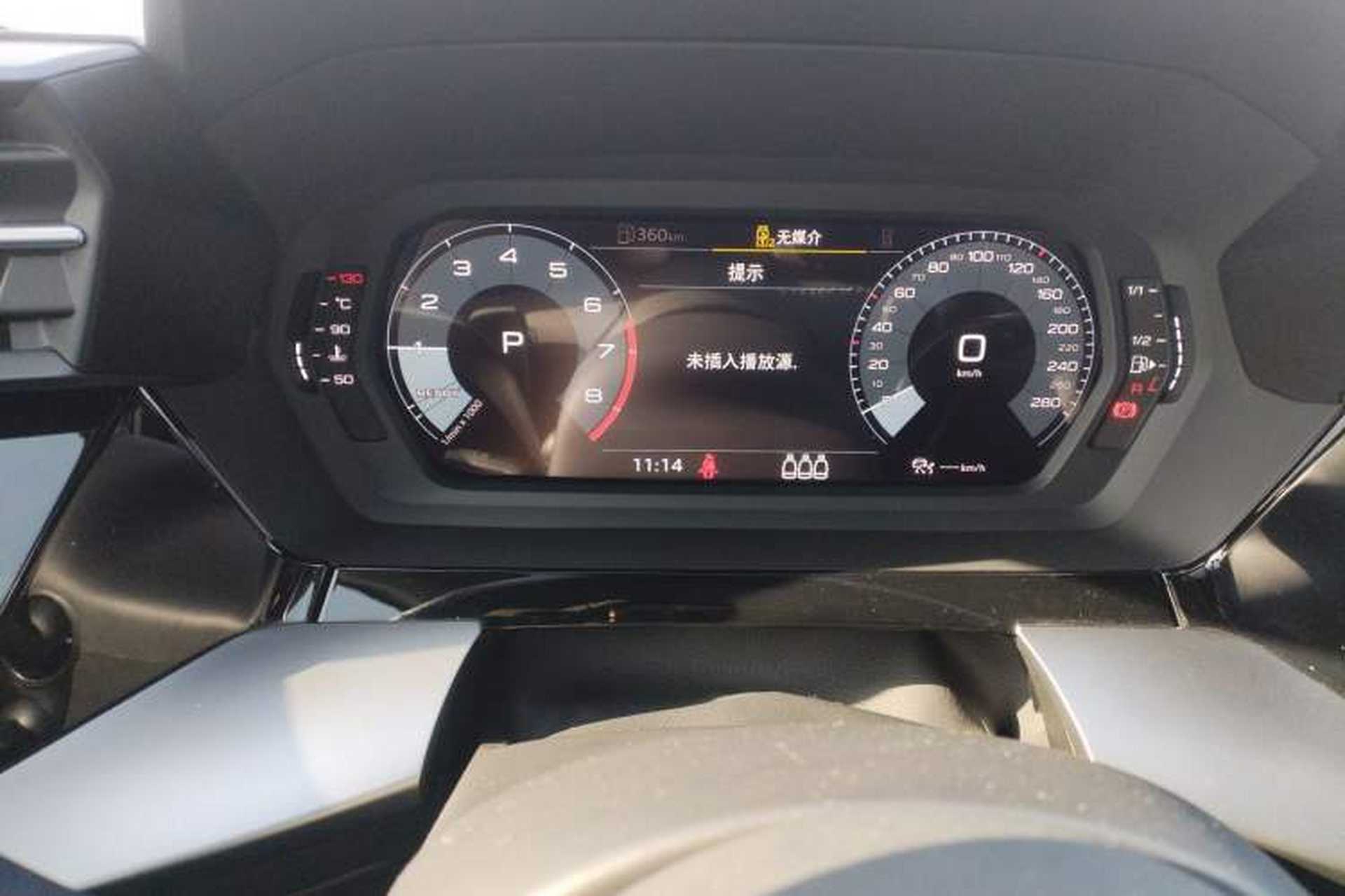 Used Audi A3 2021 A3L Limousine 35 TFSI Fashion Sport Model Instrument Cluster