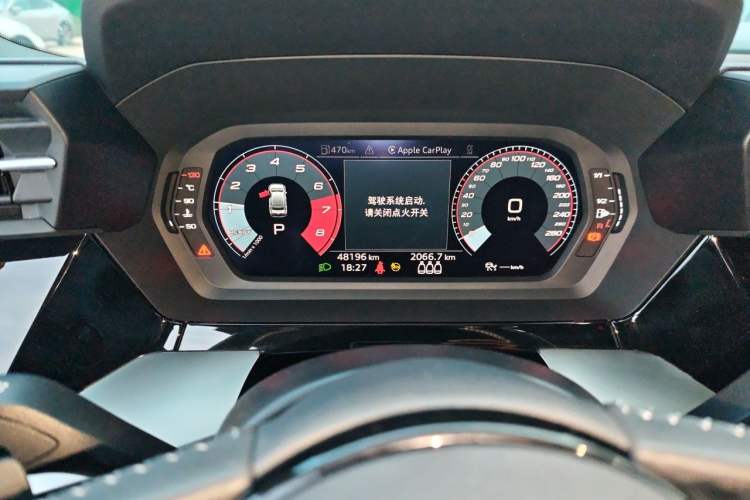 Used Audi A3 2021 A3L Limousine 35 TFSI Fashion Sport Model Odometer Close Up