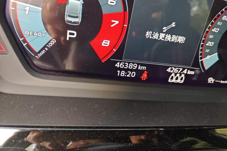 Used Audi A3 2021 A3L Limousine 35 TFSI Fashion Sport Model Odometer Close Up