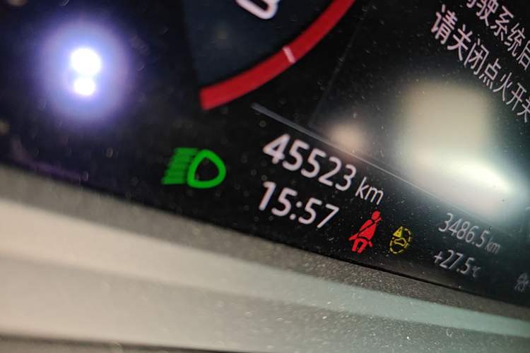 Used Audi A3 2021 Sportback 35 TFSI Advanced Sport Edition Odometer Close Up