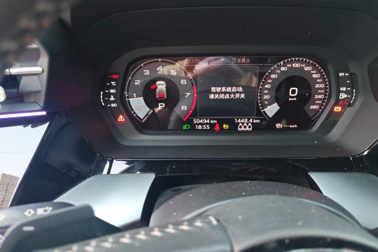 Used Audi A3 2021 A3L Limousine 35 TFSI Fashion Sport Model Odometer Close Up
