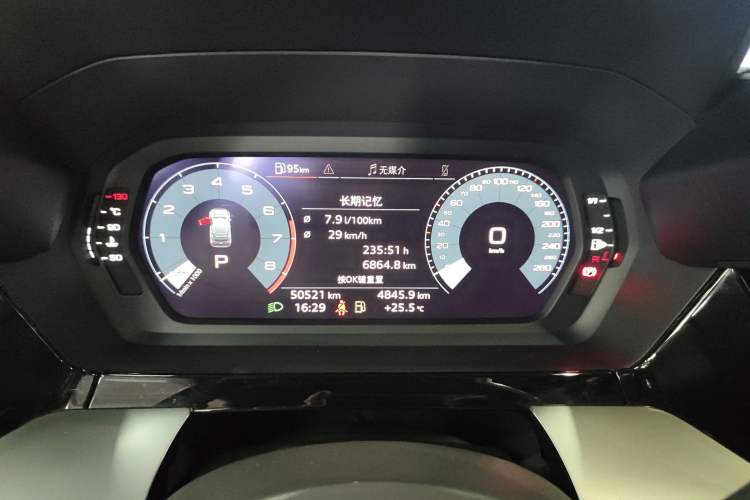 Used Audi A3 2021 Sportback 35 TFSI Advanced Sport Edition Odometer Close Up