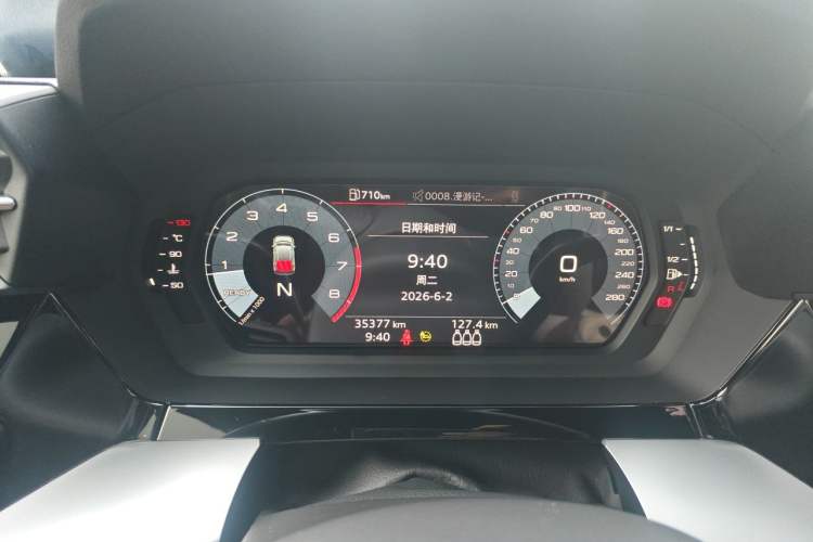 Used Audi A3 2021 Sportback 35 TFSI Advanced Sport Edition Odometer Close Up