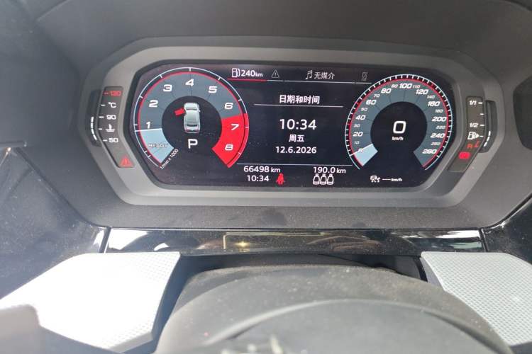 Used Audi A3 2021 A3L Limousine 35 TFSI Fashion Sport Model Odometer Close Up
