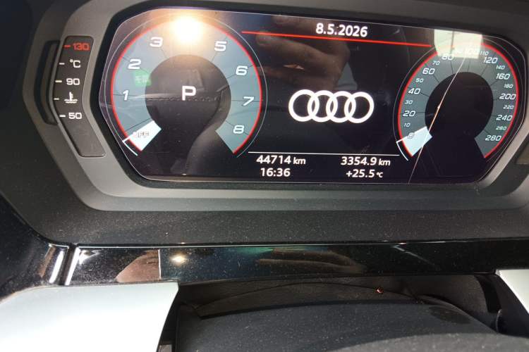 Used Audi A3 2021 Sportback 35 TFSI Fashionable Sports Model Odometer Close Up