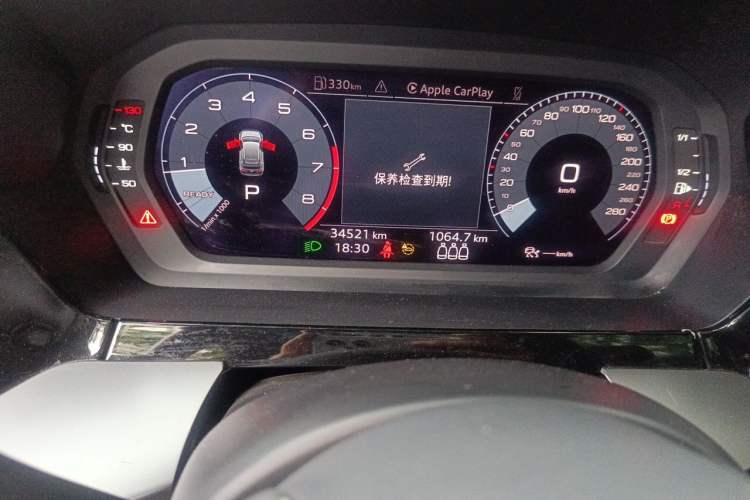 Used Audi A3 2021 Sportback 35 TFSI Fashionable Sports Model Odometer Close Up