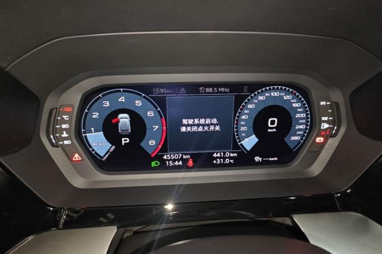 Used Audi A3 2021 Sportback 35 TFSI Fashionable Sports Model Odometer Close Up