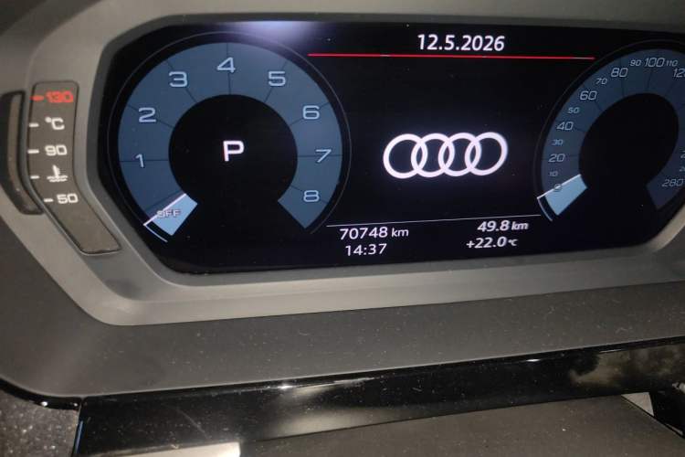 Used Audi A3 2021 A3L Limousine 35 TFSI Progressive Sport Edition Odometer Close Up