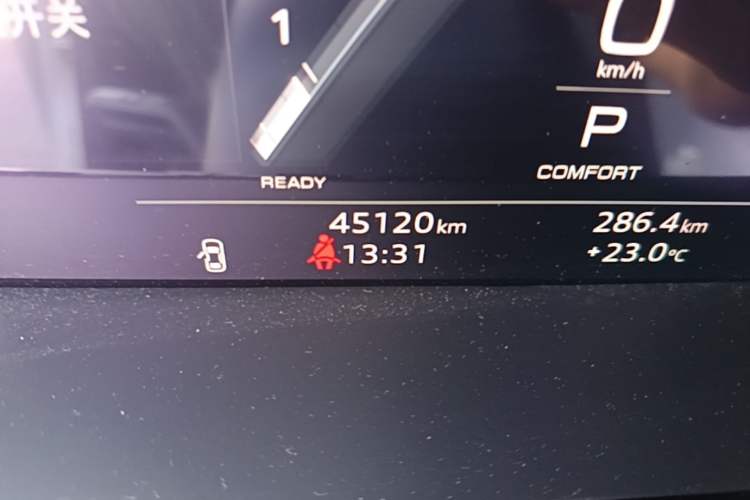 Used Audi A3 2021 A3L Limousine 35 TFSI Luxury Sport Edition Odometer Close Up
