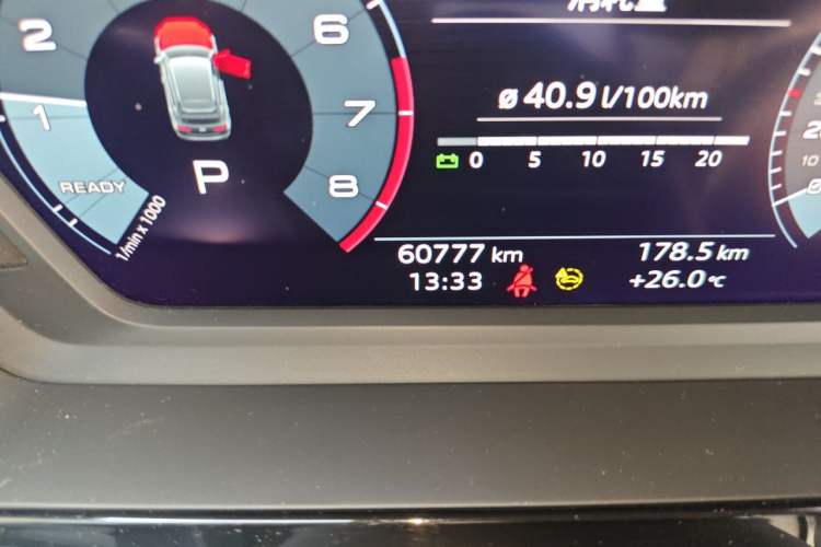 Used Audi A3 2021 Sportback 35 TFSI Advanced Sport Edition Odometer Close Up