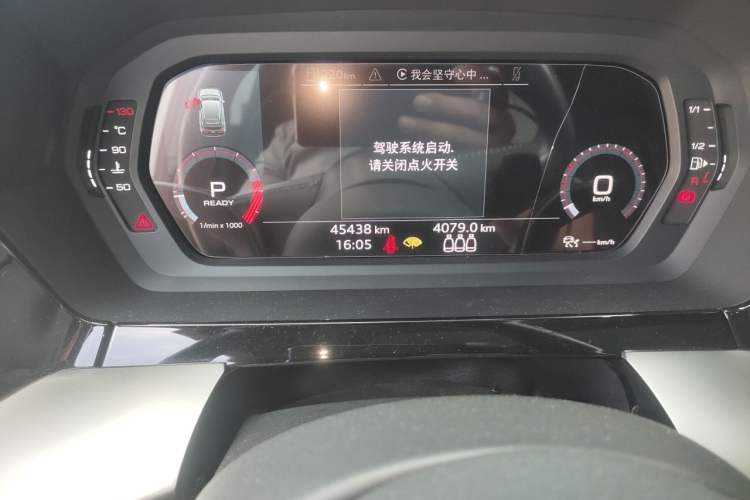 Used Audi A3 2021 Sportback 35 TFSI Fashionable Sports Model Odometer Close Up