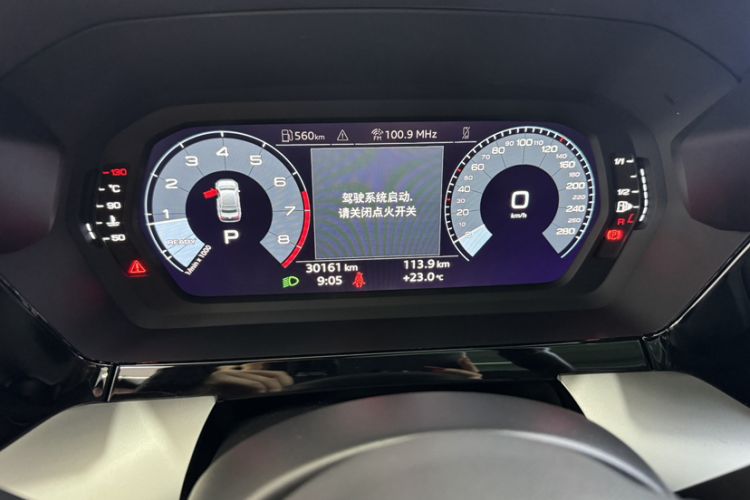Used Audi A3 2021 A3L Limousine 35 TFSI Fashion Sport Model Odometer Close Up
