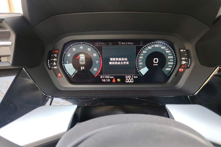 Used Audi A3 2021 A3L Limousine 35 TFSI Progressive Sport Edition Odometer Close Up