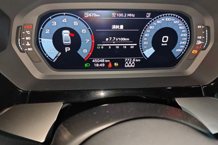 Used Audi A3 2021 A3L Limousine 35 TFSI Progressive Sport Edition Odometer Close Up