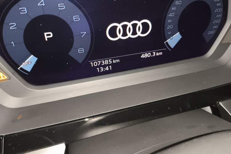 Used Audi A3 2021 Sportback 35 TFSI Fashionable Sports Model Odometer Close Up