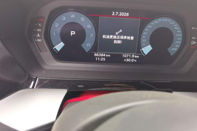 Used Audi A3 2021 Sportback 35 TFSI Advanced Sport Edition Odometer Close Up