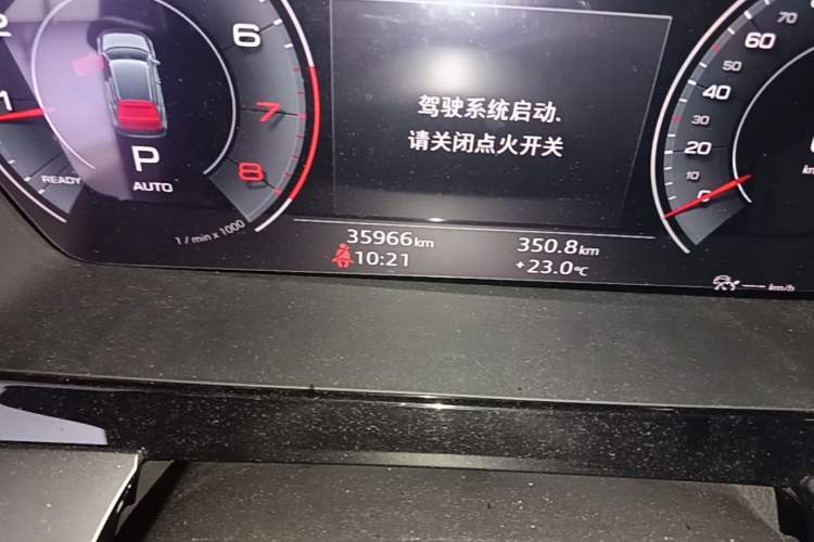 Used Audi A3 2021 Sportback 35 TFSI Luxury Sports Model Odometer Close Up