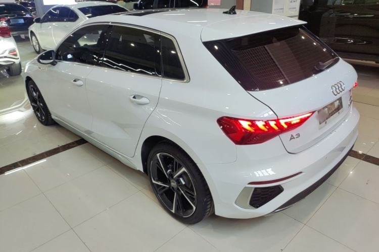 Used Audi A3 2021 Sportback 35 TFSI Fashionable Sports Model Rear Left 45 Deg