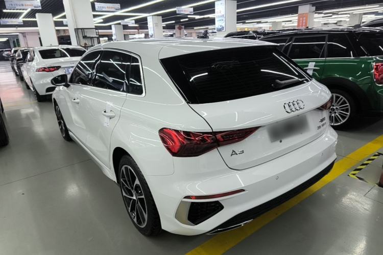 Used Audi A3 2021 Sportback 35 TFSI Advanced Sport Edition Rear Left 45 Deg