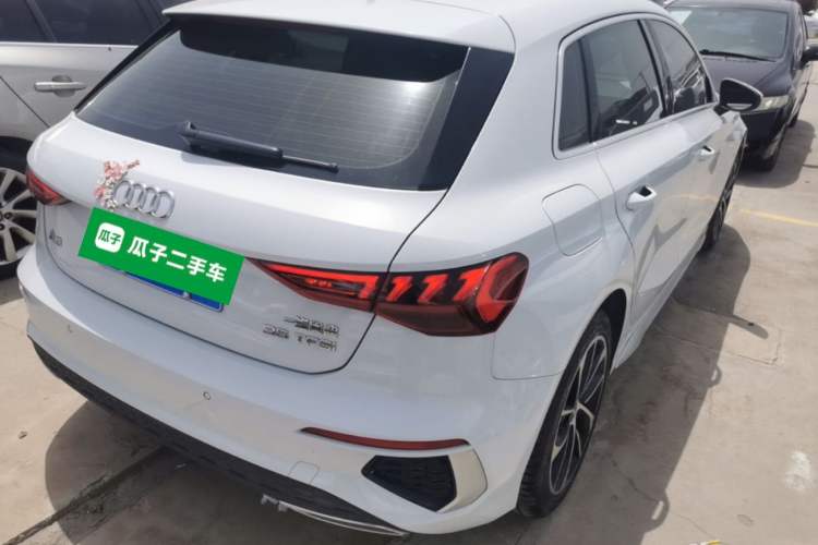 Used Audi A3 2021 Sportback 35 TFSI Advanced Sport Edition Rear Right 45 Deg