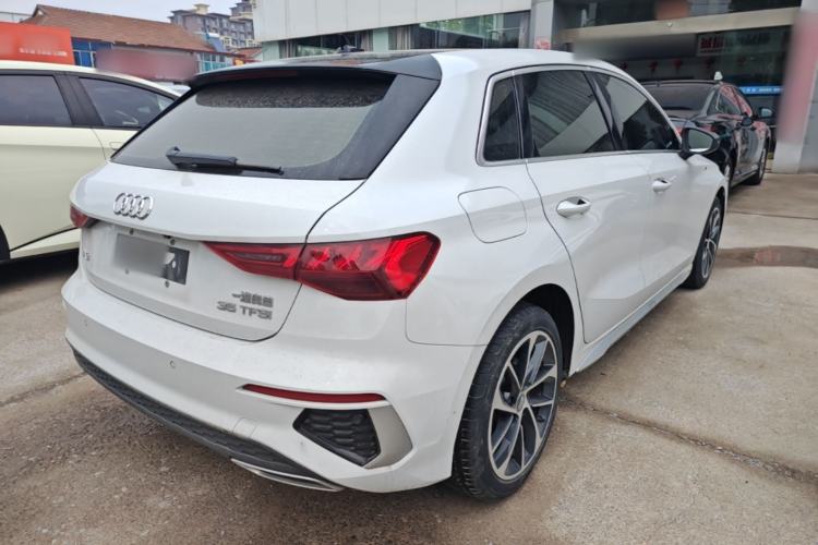 Used Audi A3 2021 Sportback 35 TFSI Advanced Sport Edition Rear Right 45 Deg