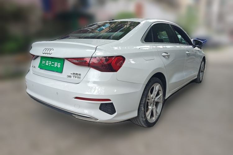 Used Audi A3 2021 A3L Limousine 35 TFSI Fashionable and Elegant Model Rear Right 45 Deg