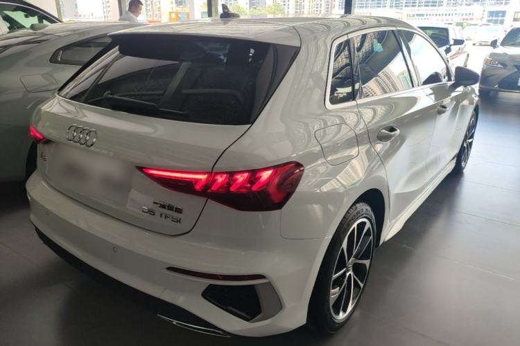Used Audi A3 2021 Sportback 35 TFSI Advanced Sport Edition Rear Right 45 Deg